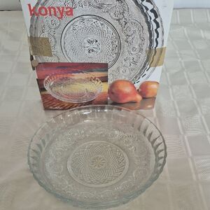 Clear Glass Serving Platter